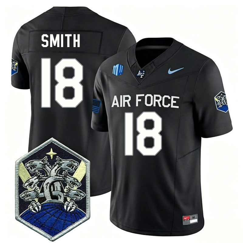 Air Force Falcons #18 Quin Smith College Football Jerseys,Uniforms-Black